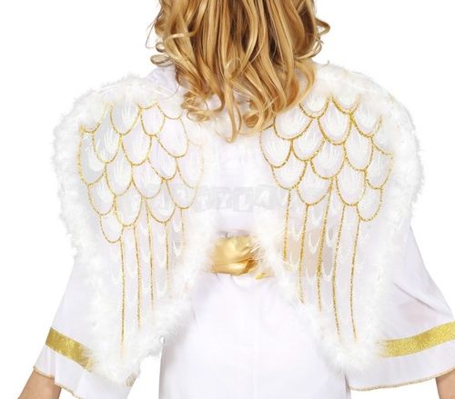 Anjelské krídla zlaté - 47 x 40 cm