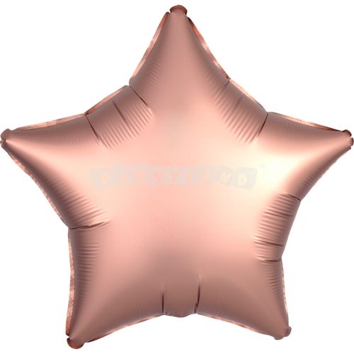 Balón hviezda rosegold - 48 cm
