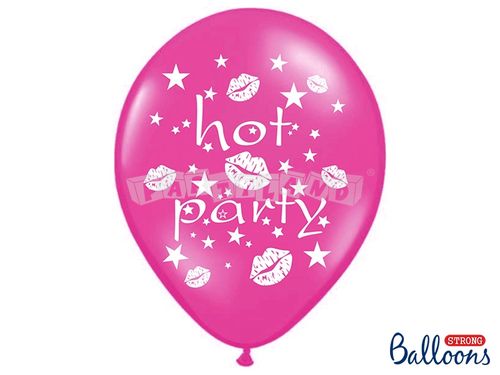 Balón ružový - hot party