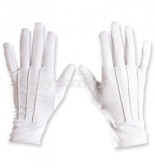 Biele rukavice