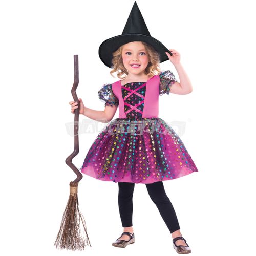 Detský kostým Dúhová čarodejnica