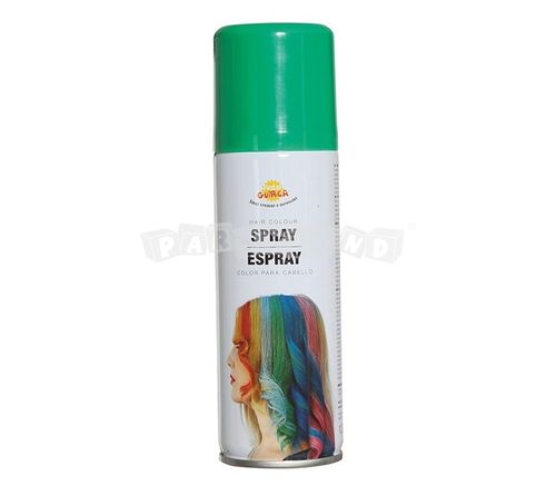 Farebný sprej na vlasy - zelený