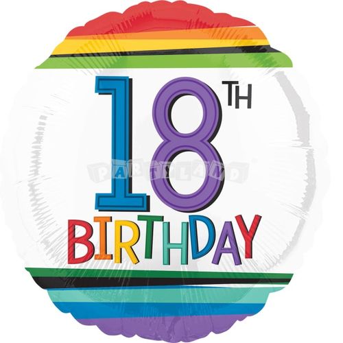 Fóliový balón 18. narodeniny
