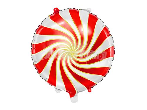 Fóliový balón Candy, červený 35cm