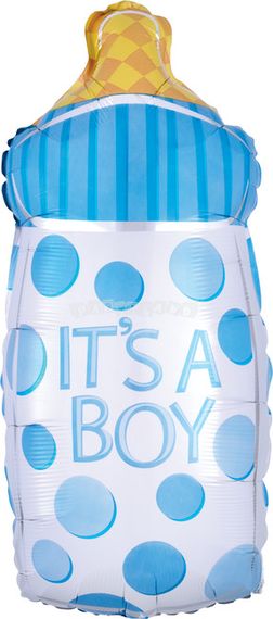 Foliový balón fľaša - It´s a boy