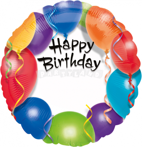 Fóliový balón Happy birthday