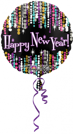 Fóliový balón Happy New Year