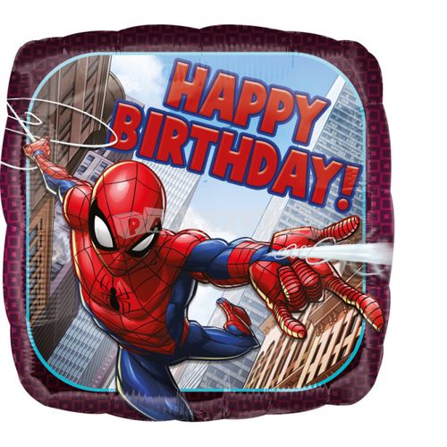 Fóliový balón Spiderman Happy Birthday