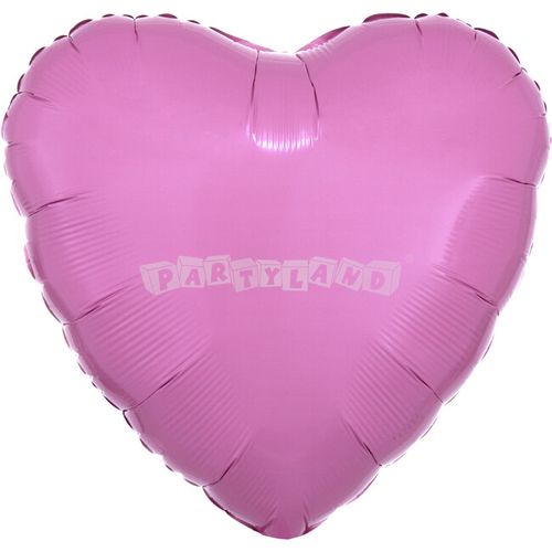 Fóliový balón srdce ružové 43cm