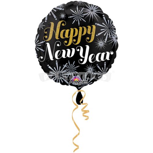 Fóliový balón Štastný Nový rok