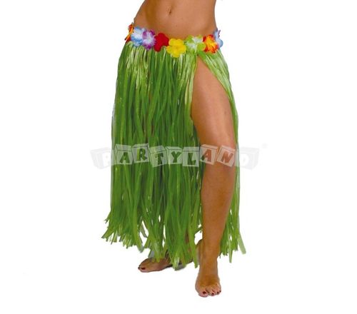 Havajská sukňa zelená - 75 cm