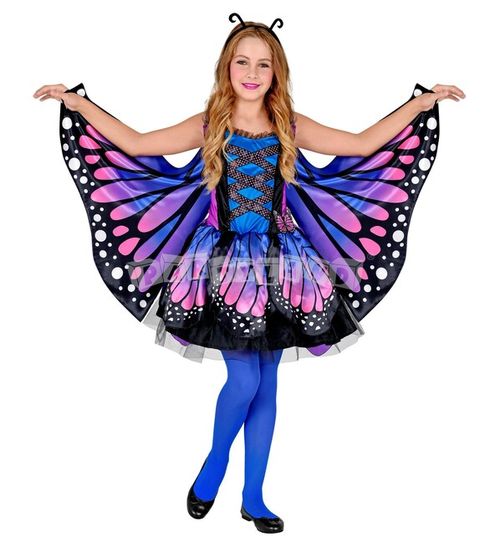 Kostým Motýľ - fialový