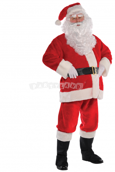 Kostým Santa Claus Plyšový
