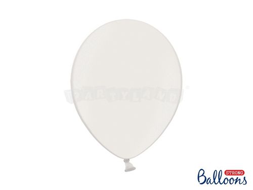 Metalický balón - čisto biely