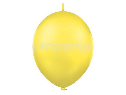 Metalický spájajúci balón - žltý