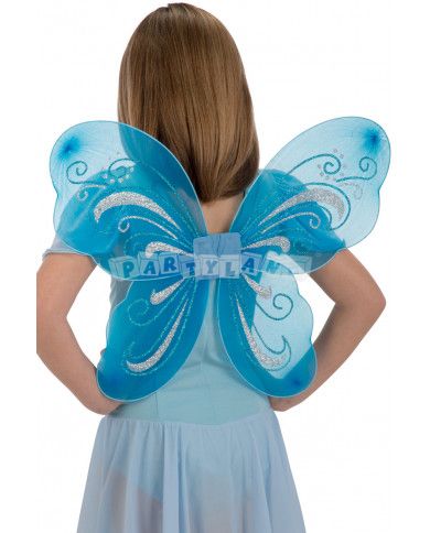 Motýlie krídla modré