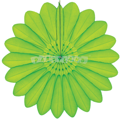 Papierový kvet limetkový 67cm