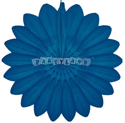 Papierový kvet modrý 67cm