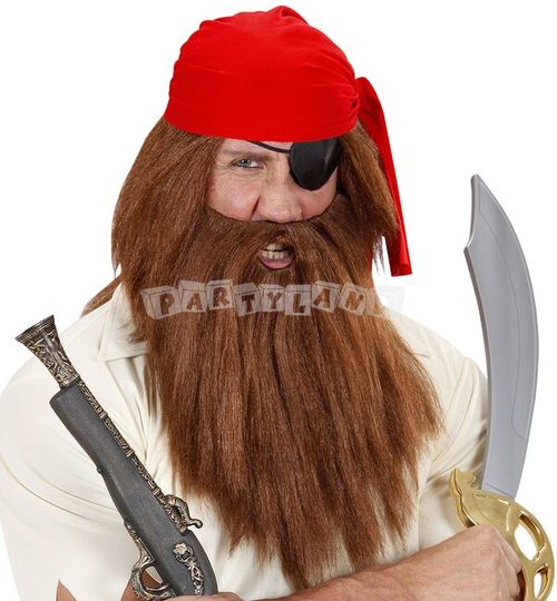 Parochňa pirátska s bradou hnedá