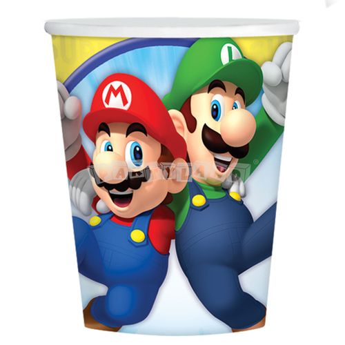 Párty poháre Super Mario - 6 ks