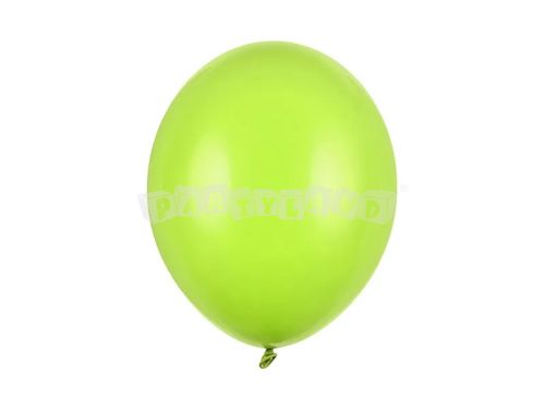Pastelový balón - limetkovo zelený 10ks