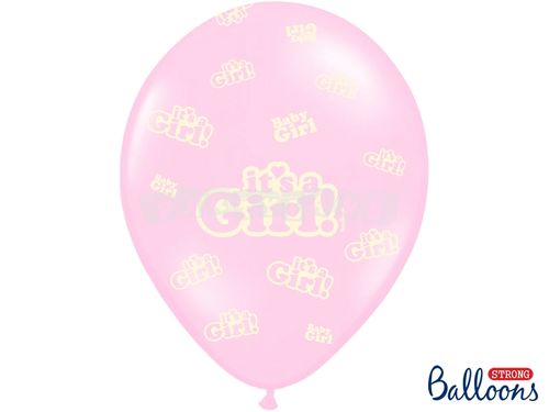 Pastelový balón ružový it´s a Girl!