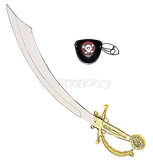 Pirátsky meč a páska na oko