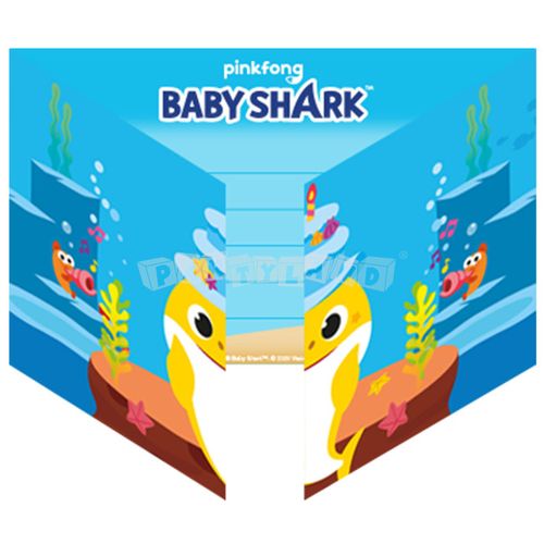 Pozvánky na oslavu Baby Shark