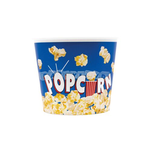 Opakovane použiteľná miska na popcorn 2,2l, modrá