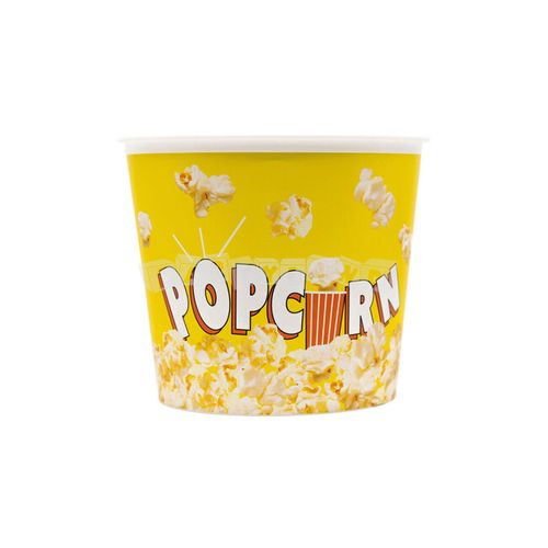 Opakovane použiteľná miska na popcorn 2,2l, žltá