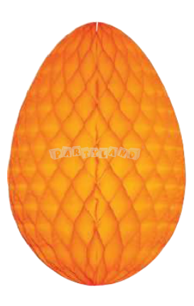 Veľkonočné vajce oranžové 28cm