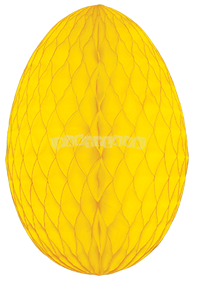 Veľkonočné vajce žlté 28cm